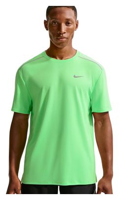 Maglietta da corsa Nike Miler verde da uomo