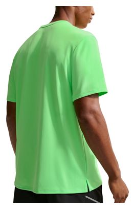 Maglietta da corsa Nike Miler verde da uomo