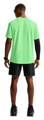Maglietta da corsa Nike Miler verde da uomo