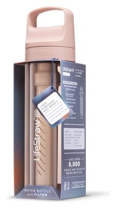 Bouteille filtre à eau LifeStraw Go 2.0 Cherry Blossom Pink 650 ml-Rose