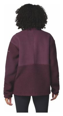 Columbia Women's Fleece Jacket Sherpa Panorama II Violet