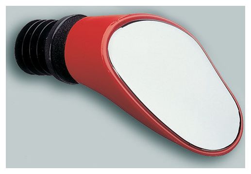 Rétroviseur vélo VTT - couleur rouge - position gauche