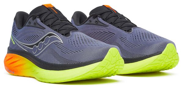 Saucony Ride 18 Hardloopschoenen Blauw/Geel/Oranje Heren