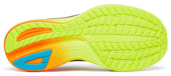 Saucony Ride 18 Hardloopschoenen Blauw/Geel/Oranje Heren