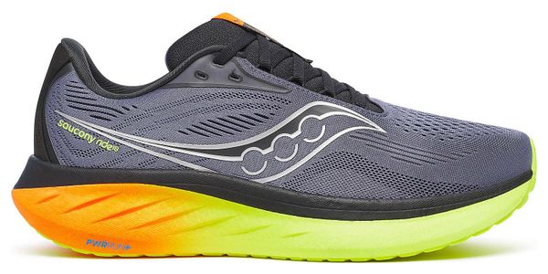 Saucony Ride 18 Hardloopschoenen Blauw/Geel/Oranje Heren