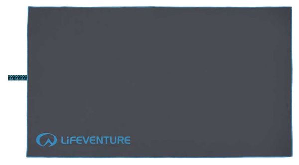 Serviette Microfibre Lifeventure SoftFibre Recycled Gris / Bleu