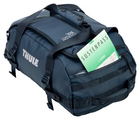 Borsa da viaggio Thule Chasm Recycled Duffel 30 L blu scuro