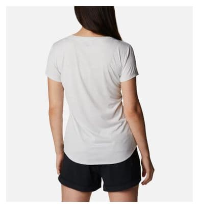 Columbia W Trinity Trail II Grafik-T-Shirt für Damen Weiß