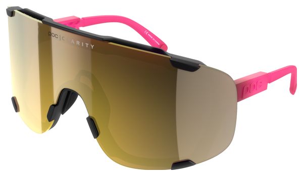 Poc Devour Fluorescent Pink Black Violet Gold Mirror