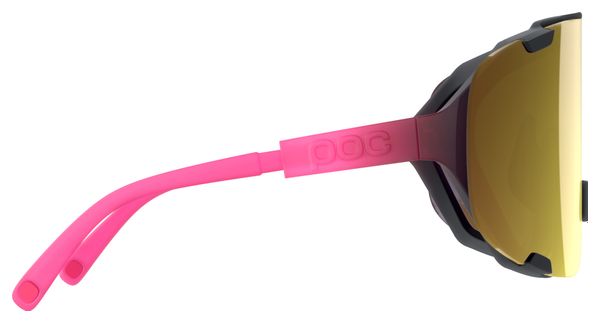 Poc Devour Fluorescent Pink Black / Violet Gold Mirror