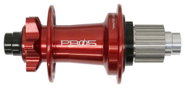 Mozzo posteriore Hope Pro 5 e-Bike 32 fori | Boost 12x148 mm | 6 fori | Rosso