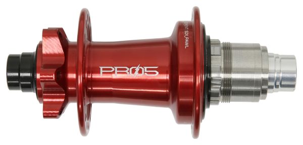 Mozzo posteriore Hope Pro 5 e-Bike 32 fori | Boost 12x148 mm | 6 fori | Rosso