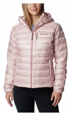Columbia Pebble Peak Women's Hooded Down Jacket Pink