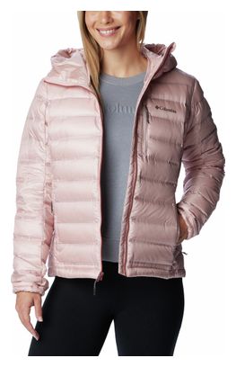 Columbia Pebble Peak Women's Pink Hooded Down Jacket