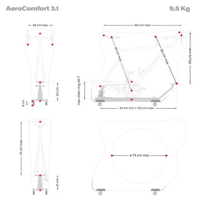 Housse à Vélo Aerocomfort 3.1 Road