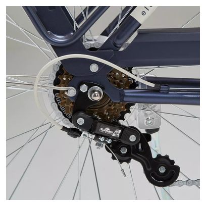 Citybike BTWIN Elops 520 Low Frame Mitternachtsblau