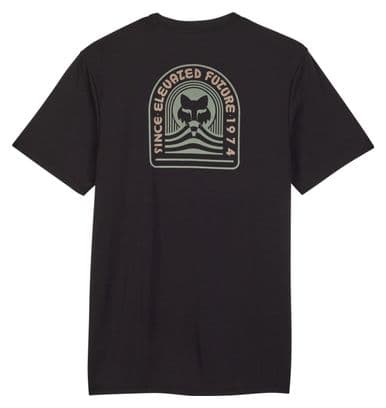 T-Shirt Manches Courtes Courtes Exploration Tech Noir