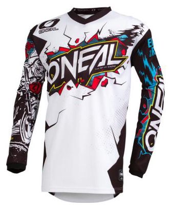 Camiseta ONEAL ELEMENT Juvenil VILLAIN blanco