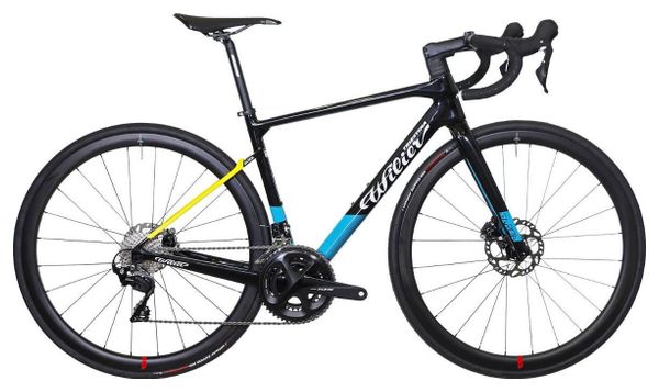 Vélo de route Wilier Garda Shimano 105 noir bleu Astana