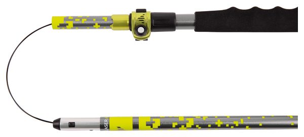 Bastoncini da trekking pieghevoli CAMP Laser ADJ giallo/grigio