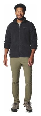 Forro polar con cremallera completa Columbia Rugged Ridge III Negro