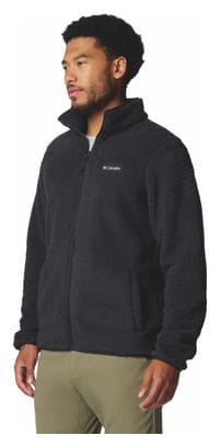 Forro polar con cremallera completa Columbia Rugged Ridge III Negro