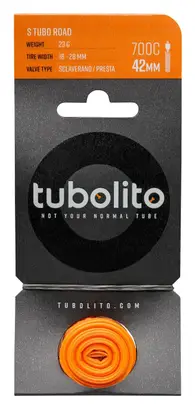 Chambre à Air Allégée Tubolito S Tubo Road 700c Presta 42 mm