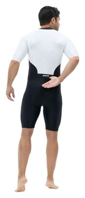 Traje triatlón Zone3 Lava Long Distance negro/blanco para hombre