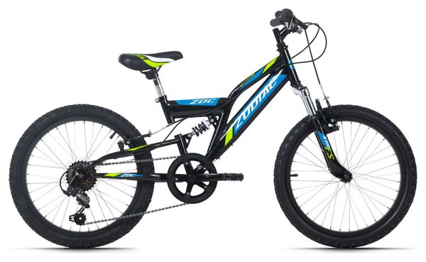 VTT enfant tout suspendu 20  Zodiac noir-vert TC 31 cm KS Cycling