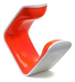 Portabiciclette Hornit Clug M Hybrid per montaggio a parete (33-42 mm / 1.3-1.75&#39;&#39;) Bianco / Arancione