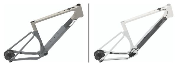 Gravel Bike Électrique 3T Exploro RaceMax Boost Dropbar Shimano GRX 11V 250 Wh 700 mm Blanc Satin Vert Kaki 2022