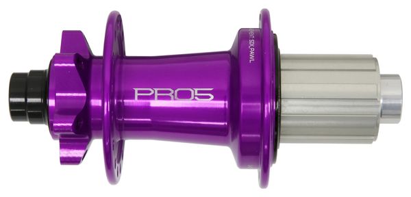 Hope Pro 5 32 Loch Hinterradnabe | Boost 12x148 mm | 6 Loch | Violett