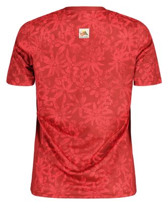 Maglia donna manica corta Maloja EnvaliraM. Multi Rosso
