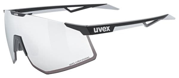 Lunettes Uvex Pace Perform S CV Noir/Verres Miroir Silver