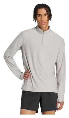 adidas adi365 Iconic Herren-Oberteil mit halbem Reißverschluss, grau
