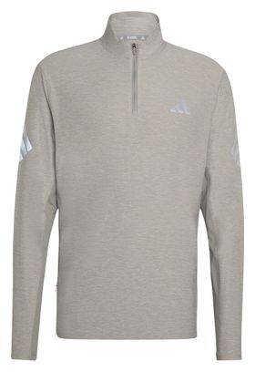 adidas adi365 Iconic Herren-Oberteil mit halbem Reißverschluss, grau