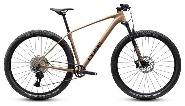 Cube Reaction C:62 One Shimano 12V 29'' Mountain Bike, Cappuccino Brown, 2027