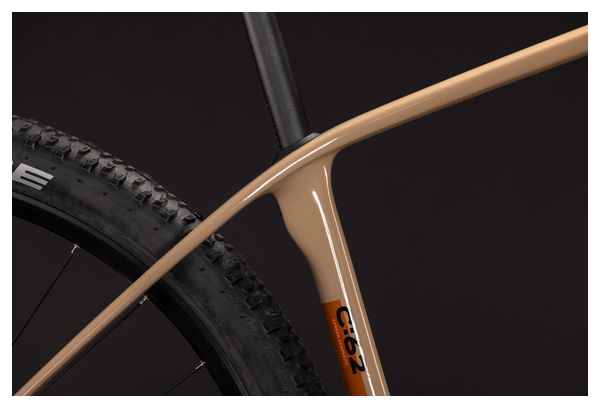 Cube Reaction C:62 One Shimano 12V 29'' Mountain Bike, Cappuccino Brown, 2027