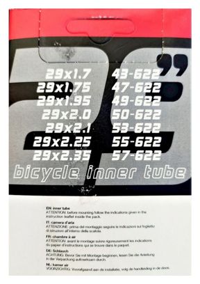 Tube Vittoria 26x1 50/2 00 Presta 48mm