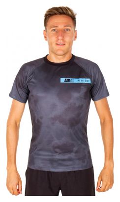 Z3rod Atoll Dark Shadows Grey Short Sleeve Running Shirt
