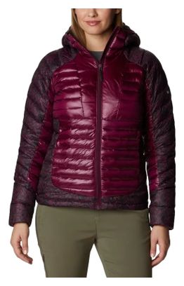 Columbia Labyrinth Loop Hooded Daunenjacke Violett Damen L