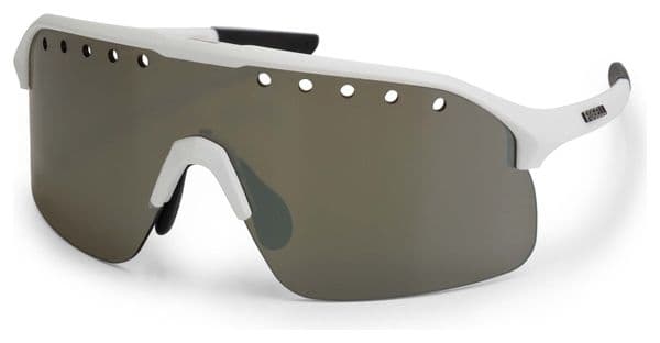 Lunettes Velo Rogelli Ventro Polarized - Unisexe - Blanc/Beige