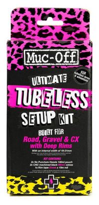 Kit di conversione tubeless Muc-Off Ultimate Road / Gravel / CX da 60 mm