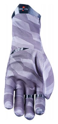 Vijf handschoenen Mistral Infinium Stretch Camouflage Grijs / Rood