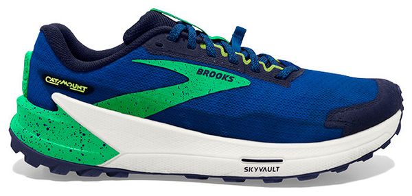 Brooks Catamount 2 Trail Hardloopschoenen Blauw Groen 45,1/2