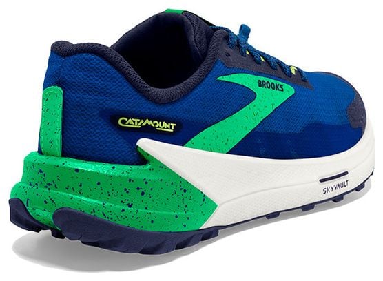 Chaussures de Trail Running Brooks Catamount 2 Bleu Vert 45.1/2