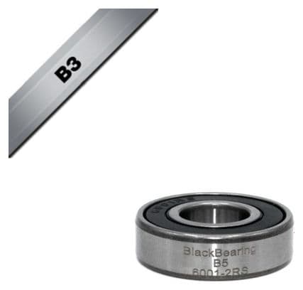 Roulement B3 - BLACKBEARING - 6001-2rs