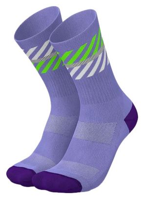 Incylence Merino Light Lanes Socken Violett/Grün