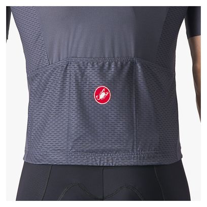 Maillot de manga corta Castelli Tradizione Azul/Gris