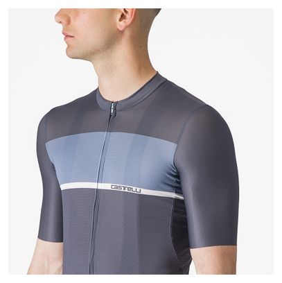 Maillot de manga corta Castelli Tradizione Azul/Gris